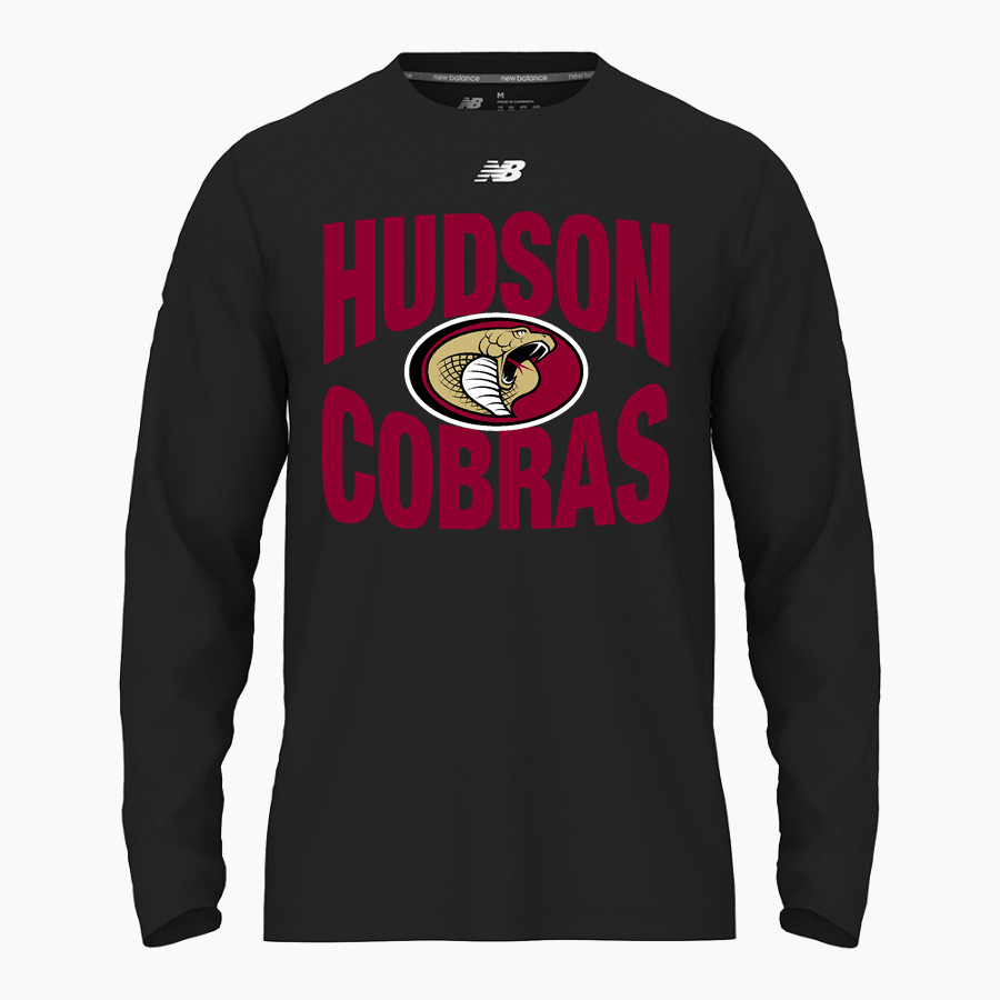 HUDSON HIGH SCHOOL COBRAS <span class="pdp-name-mascot">HUDSON COBRAS</span> New Balance Men's Activate Long Sleeve Tech Tee