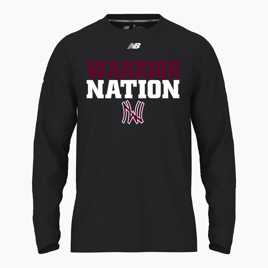 NANIH WAIYA HIGH SCHOOL WARRIORS <span class="pdp-name-mascot">NANIH WAIYA WARRIORS</span> New Balance Men's Activate Long Sleeve Tech Tee
