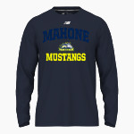 Mahone Mustangs New Balance Men's Activate Long Sleeve Tech Tee Front Thumbnail