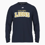 Calvary Lions <span class="pdp-name-mascot">Calvary Lions</span> New Balance Men's Activate Long Sleeve Tech Tee Front Thumbnail