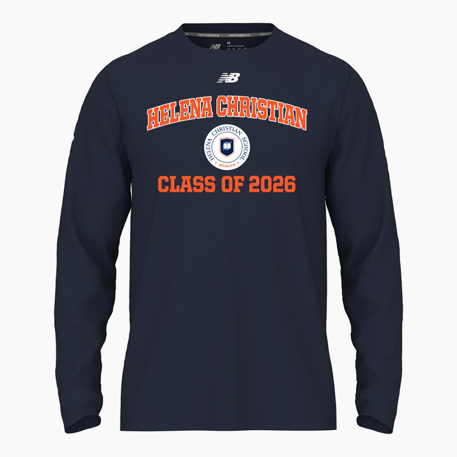 Helena Christian Rams <span class="pdp-name-mascot">Helena Christian School Rams</span> New Balance Men's Activate Long Sleeve Tech Tee