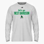WEST DAVIDSON HIGH SCHOOL DRAGONS New Balance Men's Activate Long Sleeve Tech Tee Front Thumbnail