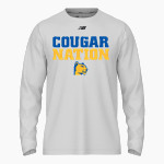 CULBRETH Cougars New Balance Men's Activate Long Sleeve Tech Tee Front Thumbnail