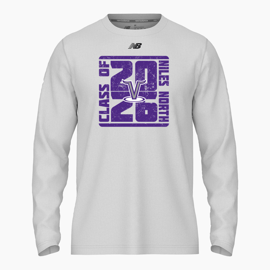 Niles North Vikings New Balance Men's Activate Long Sleeve Tech Tee