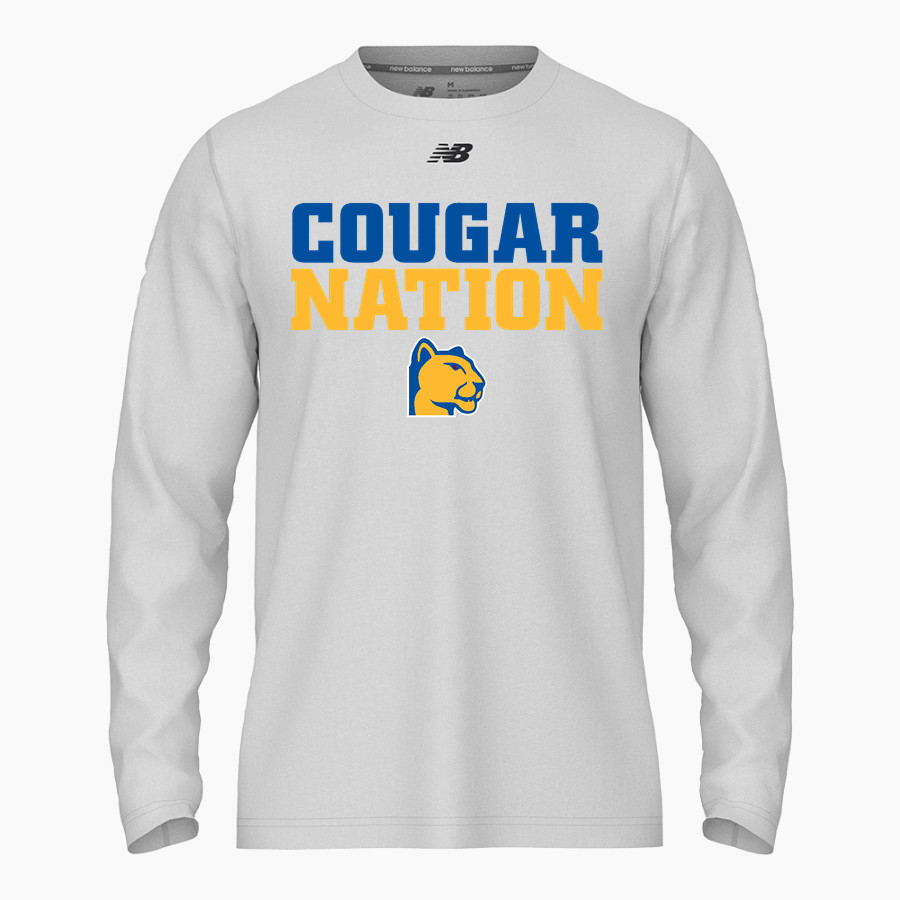 CULBRETH Cougars New Balance Men's Activate Long Sleeve Tech Tee