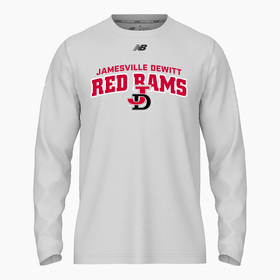 Jamesville DeWitt Red Rams <span class="pdp-name-mascot">Jamesville DeWitt Red Rams or JD Red Rams</span> New Balance Men's Activate Long Sleeve Tech Tee