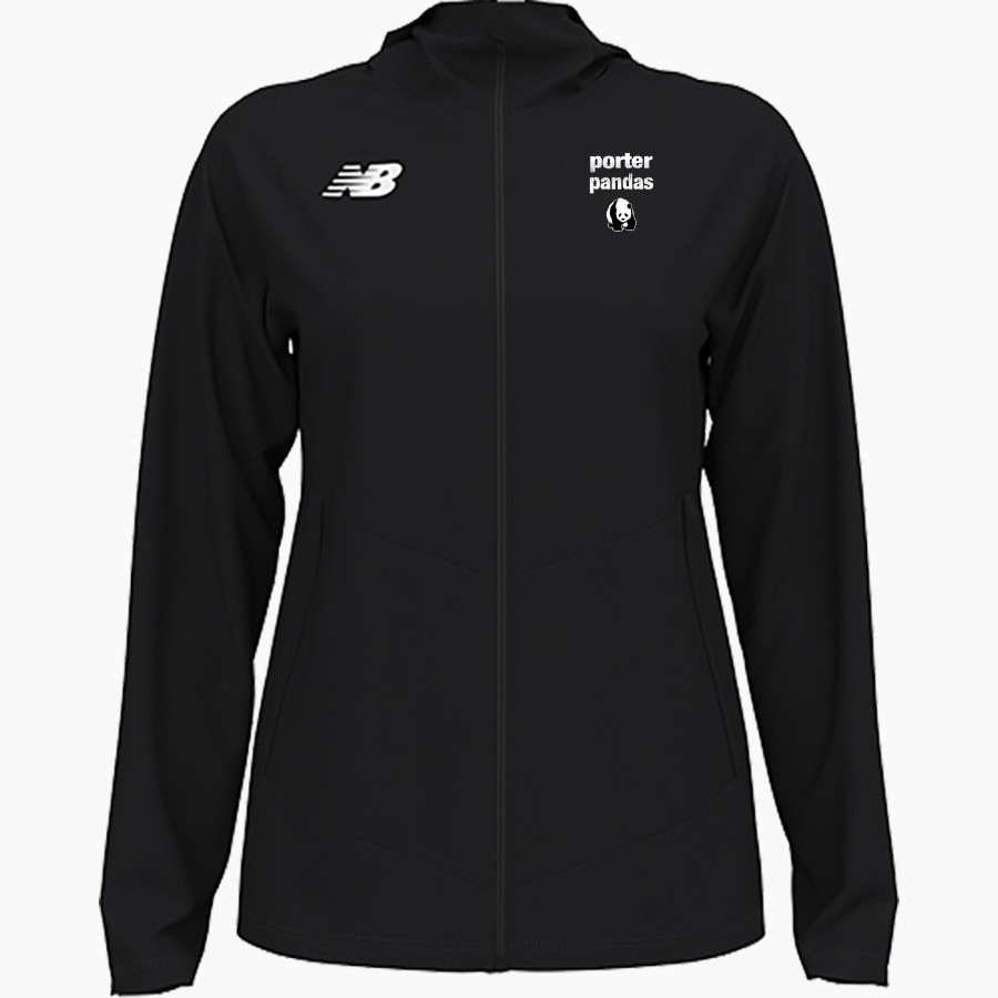 Porter Pandas official sideline store <span class="pdp-name-mascot">Porter Elementary School Pandas</span> New Balance Women's Away Hoodie