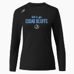 Cedar Bluffs Wildcats <span class="pdp-name-mascot">Cedar Bluffs Wildcats</span> New Balance Women's Long-Sleeve Tech Tee Front Thumbnail