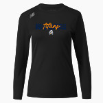 Jubilee Brownsville Titans New Balance Women's Long-Sleeve Tech Tee Front Thumbnail