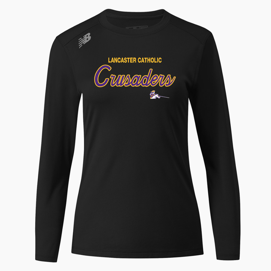 LANCASTER CATHOLIC HIGH SCHOOL CRUSADERS <span class="pdp-name-mascot">LANCASTER CRUSADERS</span> New Balance Women's Long-Sleeve Tech Tee