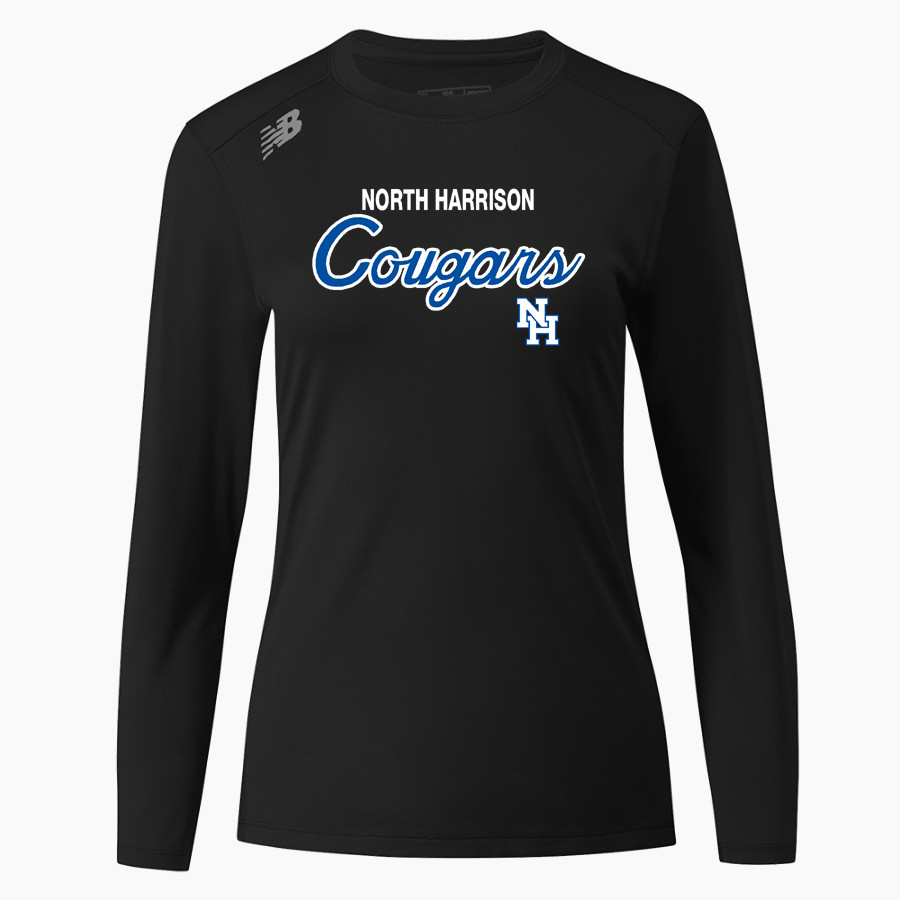 NORTH HARRISON Cougars Online Store New Balance Women's Long-Sleeve Tech Tee