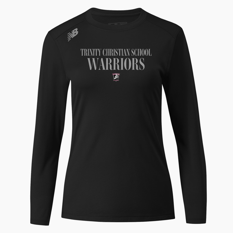 Trinity Christian Warriors <span class="pdp-name-mascot">Trinity Christian School Warriors</span> New Balance Women's Long-Sleeve Tech Tee