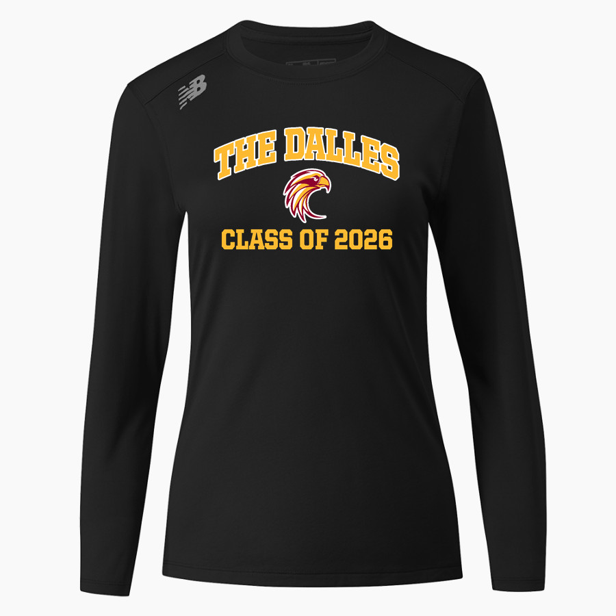 THE DALLES HIGH SCHOOL RIVERHAWKS New Balance Women's Long-Sleeve Tech Tee