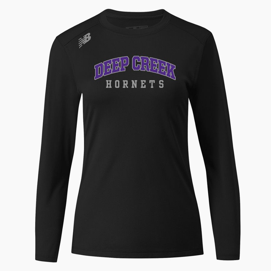 Deep Creek Hornets <span class="pdp-name-mascot">Deep Creek Hornets</span> New Balance Women's Long-Sleeve Tech Tee