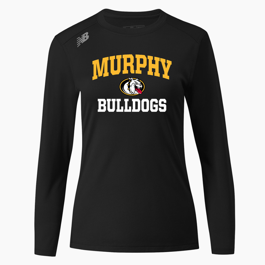 Murphy Bulldogs <span class="pdp-name-mascot">Murphy Bulldogs</span> New Balance Women's Long-Sleeve Tech Tee
