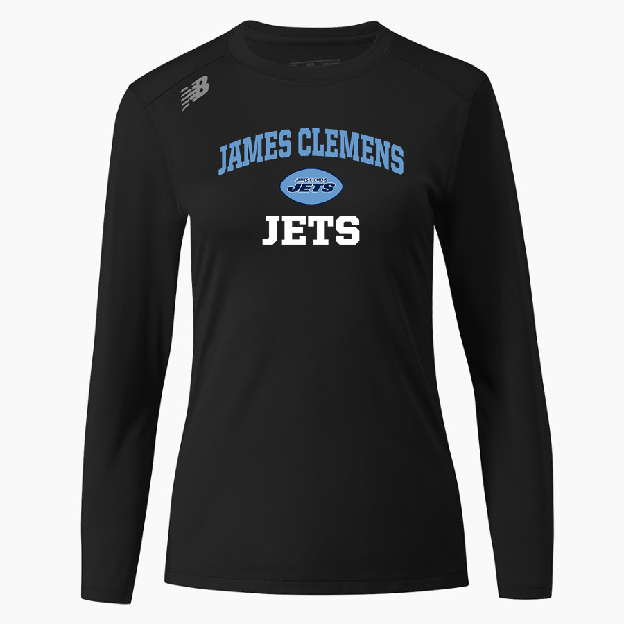 James Clemens Jets <span class="pdp-name-mascot">James Clemens Jets</span> New Balance Women's Long-Sleeve Tech Tee