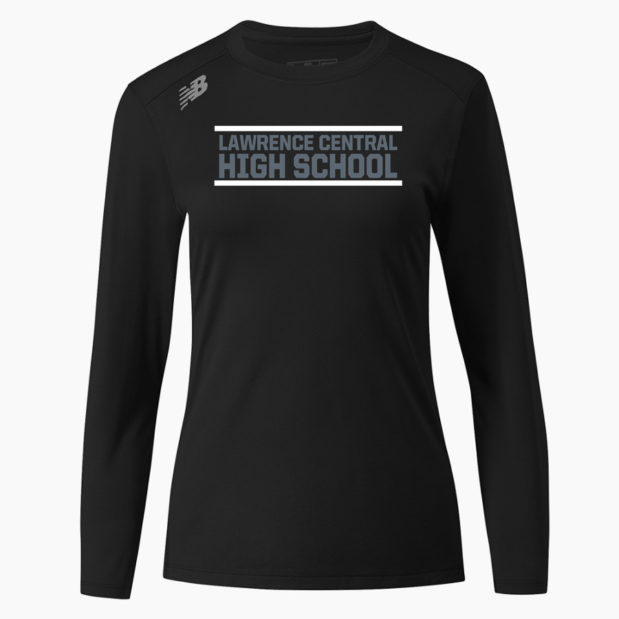 LAWRENCE CENTRAL HIGH SCHOOL BEARS <span class="pdp-name-mascot">LAWRENCE BEARS</span> New Balance Women's Long-Sleeve Tech Tee