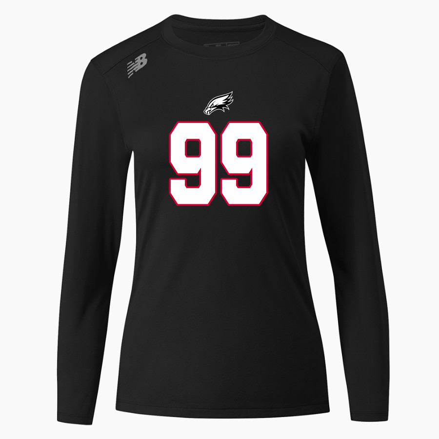 Williams Field Black Hawks <span class="pdp-name-mascot">Williams Field Black Hawks</span> New Balance Women's Long-Sleeve Tech Tee
