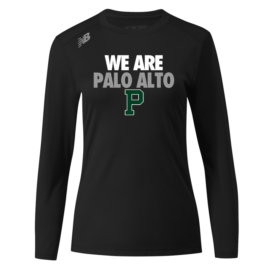 PALO ALTO HIGH SCHOOL VIKINGS <span class="pdp-name-mascot">PALO ALTO VIKINGS</span> New Balance Women's Long-Sleeve Tech Tee