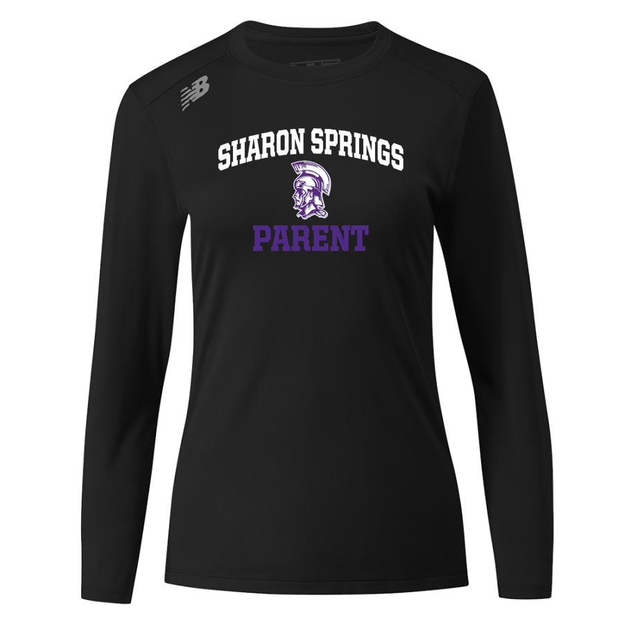 Sharon Springs Spartans <span class="pdp-name-mascot">Sharon Springs Spartans</span> New Balance Women's Long-Sleeve Tech Tee