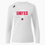 United Capital City United New Balance Women's Long-Sleeve Tech Tee Front Thumbnail