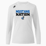 MacArthur Elementary Mustangs New Balance Women's Long-Sleeve Tech Tee Front Thumbnail