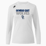 Oswego East Wolves <span class="pdp-name-mascot">Oswego East Wolves</span> New Balance Women's Long-Sleeve Tech Tee Front Thumbnail