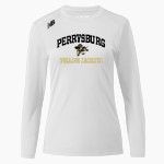 PERRYSBURG HIGH SCHOOL YELLOW JACKETS <span class="pdp-name-mascot">PERRYSBURG YELLOW JACKETS</span> New Balance Women's Long-Sleeve Tech Tee Front Thumbnail