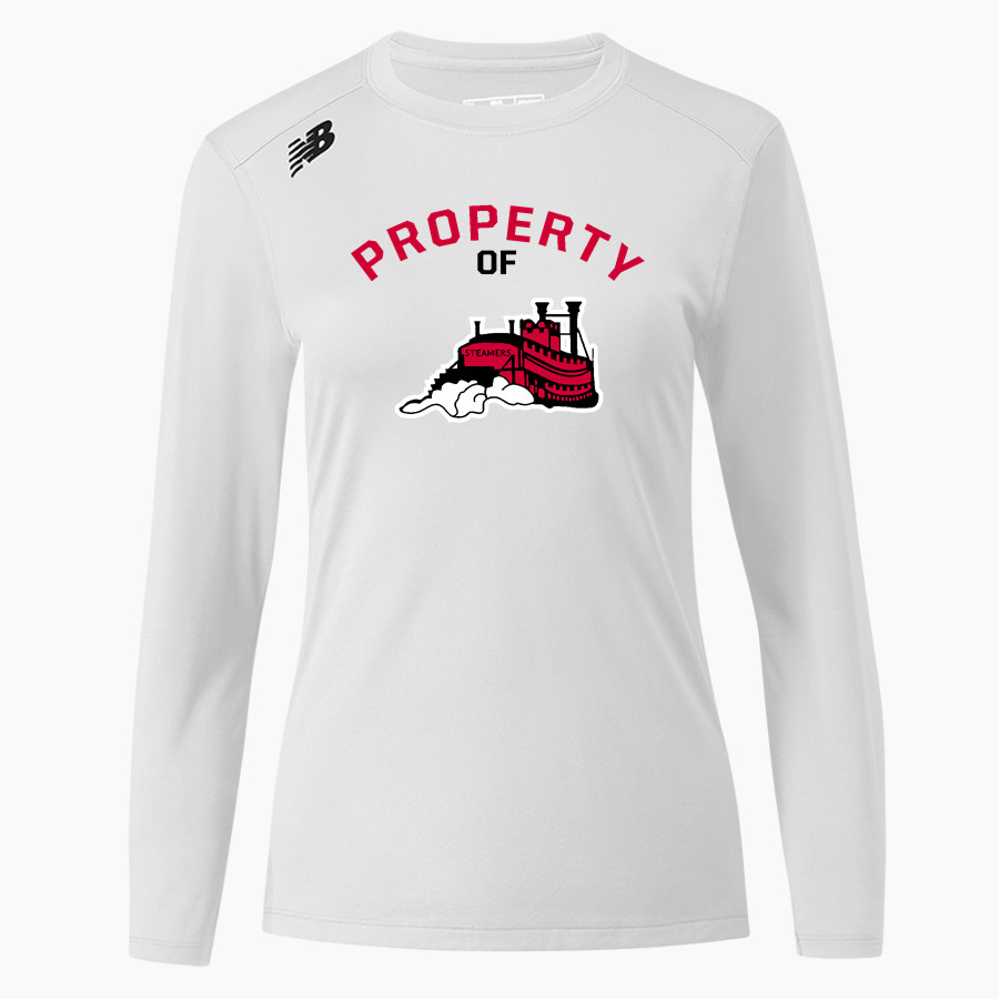 FULTON HIGH SCHOOL STEAMERS <span class="pdp-name-mascot">FULTON STEAMERS</span> New Balance Women's Long-Sleeve Tech Tee
