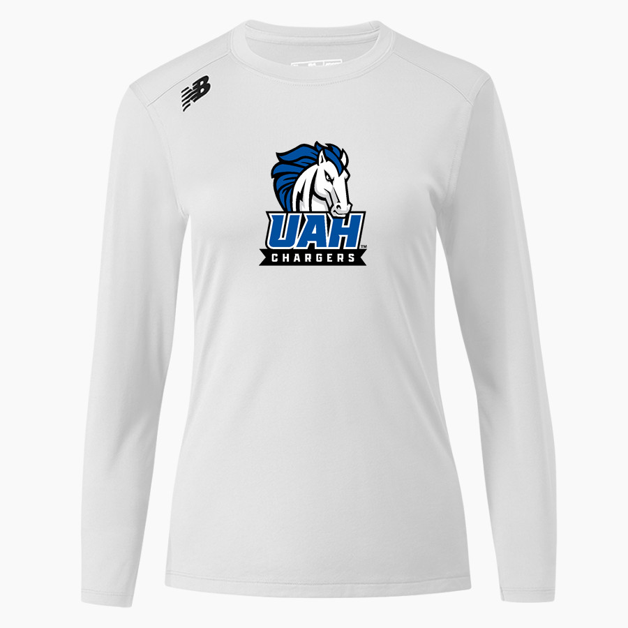 UAH Chargers <span class="pdp-name-mascot">University of Alabama Chargers</span> New Balance Women's Long-Sleeve Tech Tee