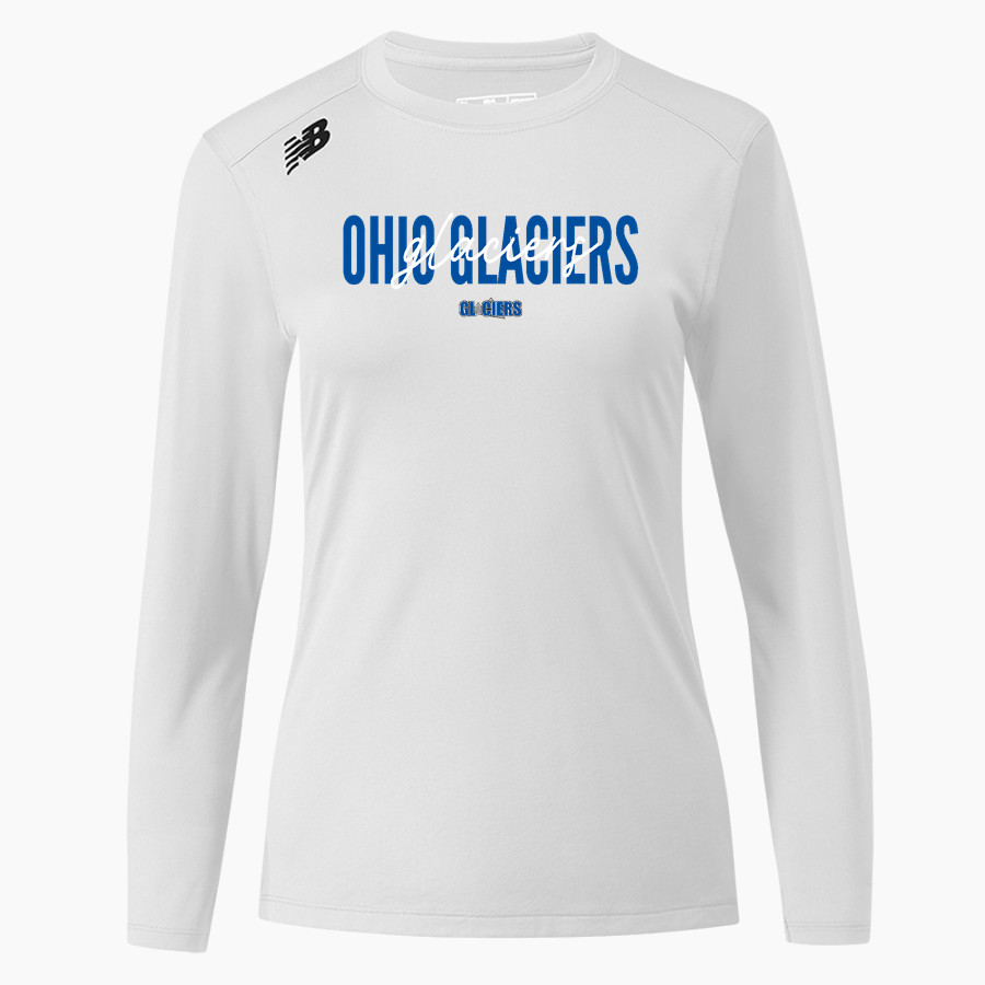 Ohio Glaciers Glaciers <span class="pdp-name-mascot">Ohio Glaciers Glaciers</span> New Balance Women's Long-Sleeve Tech Tee