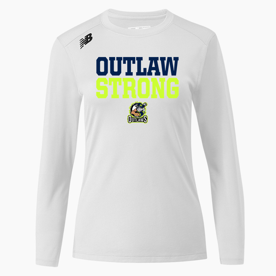Ocean State Outlaws Outlaws <span class="pdp-name-mascot">Ocean State Outlaws</span> New Balance Women's Long-Sleeve Tech Tee