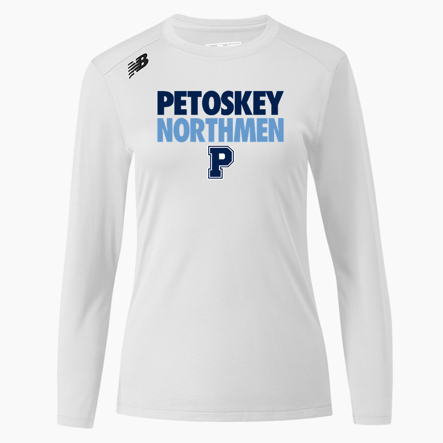 PETOSKEY NORTHMEN The Official Online Store <span class="pdp-name-mascot">PETOSKEY NORTHMEN</span> New Balance Women's Long-Sleeve Tech Tee