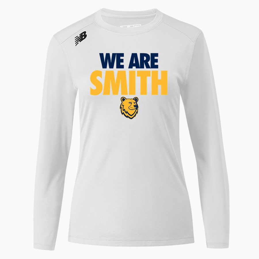 Smith Bears <span class="pdp-name-mascot">SMITH COLLEGE BEARS</span> New Balance Women's Long-Sleeve Tech Tee