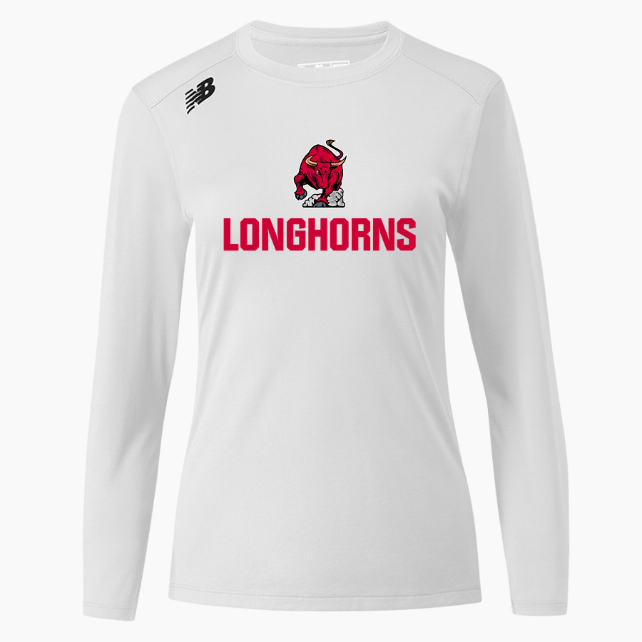DOVER HIGH SCHOOL LONGHORNS New Balance Women's Long-Sleeve Tech Tee