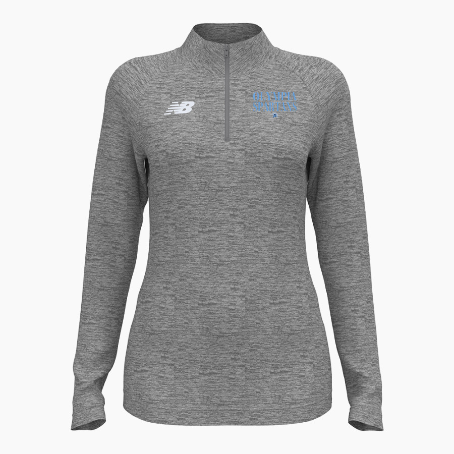 OLYMPIA HIGH SCHOOL SPARTANS <span class="pdp-name-mascot">OLYMPIA SPARTANS</span> New Balance Women's Athletics Half Zip 2.0