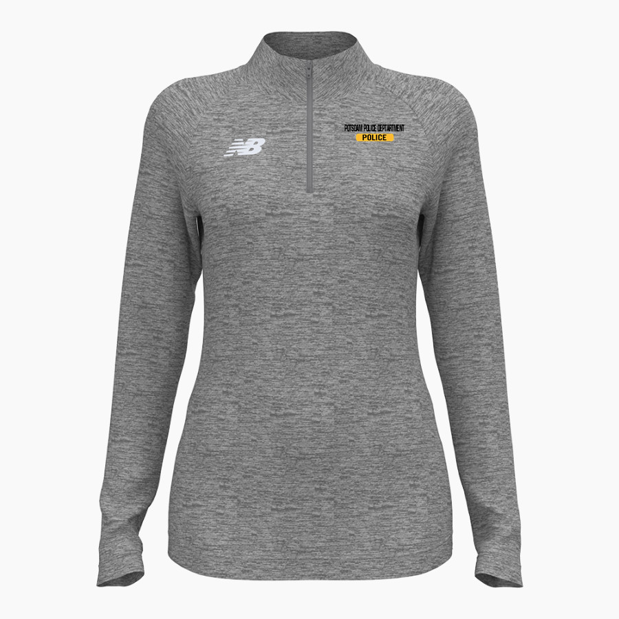 Potsdam Police Deptartment Police <span class="pdp-name-mascot">Potsdam Police Deptartment Police</span> New Balance Women's Athletics Half Zip 2.0