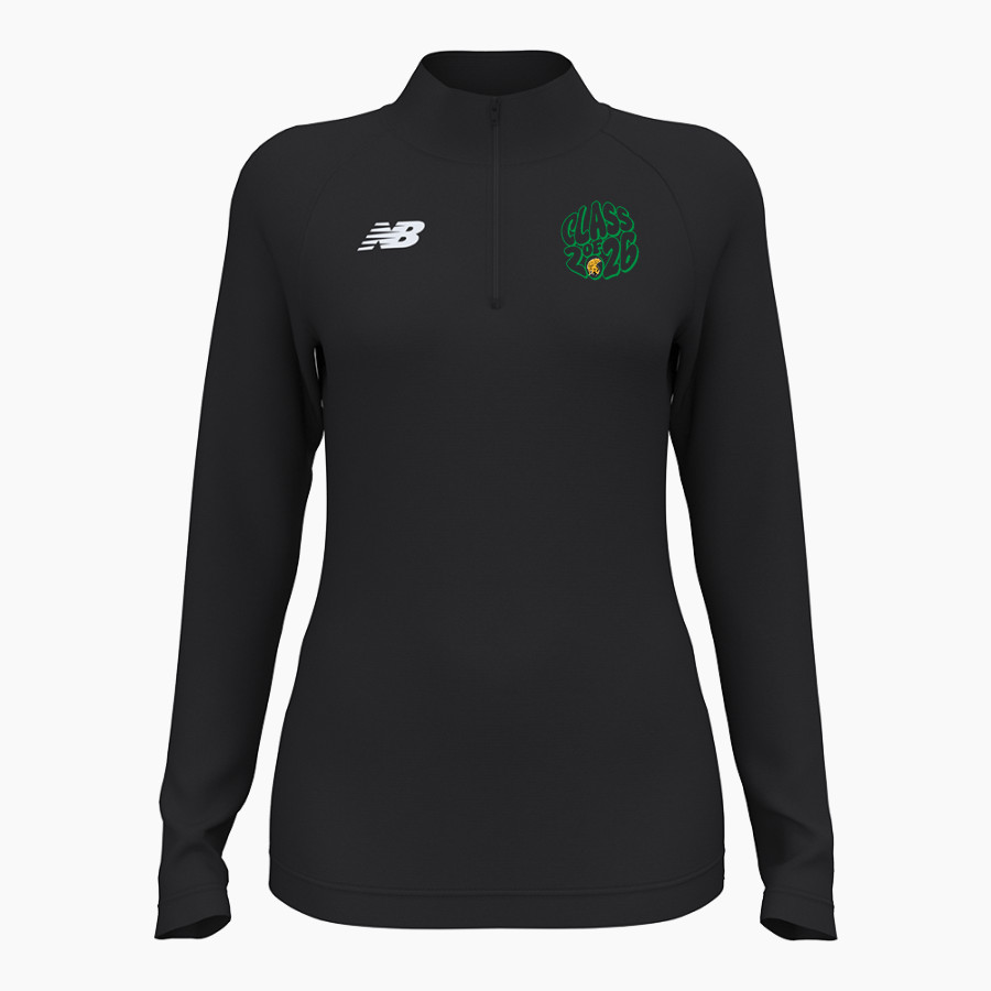 LAWRENCE ACADEMY WARRIORS <span class="pdp-name-mascot">LAWRENCE ACADEMY WARRIORS</span> New Balance Women's Athletics Half Zip 2.0