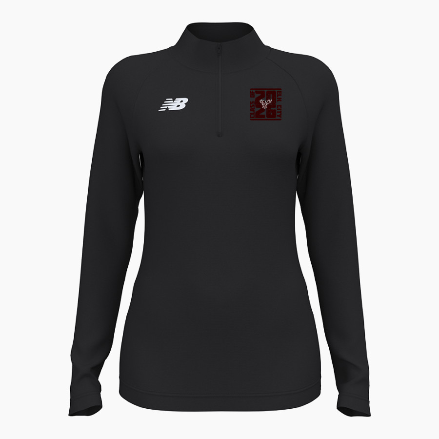 Elk City Elks <span class="pdp-name-mascot">Elk City Elks</span> New Balance Women's Athletics Half Zip 2.0