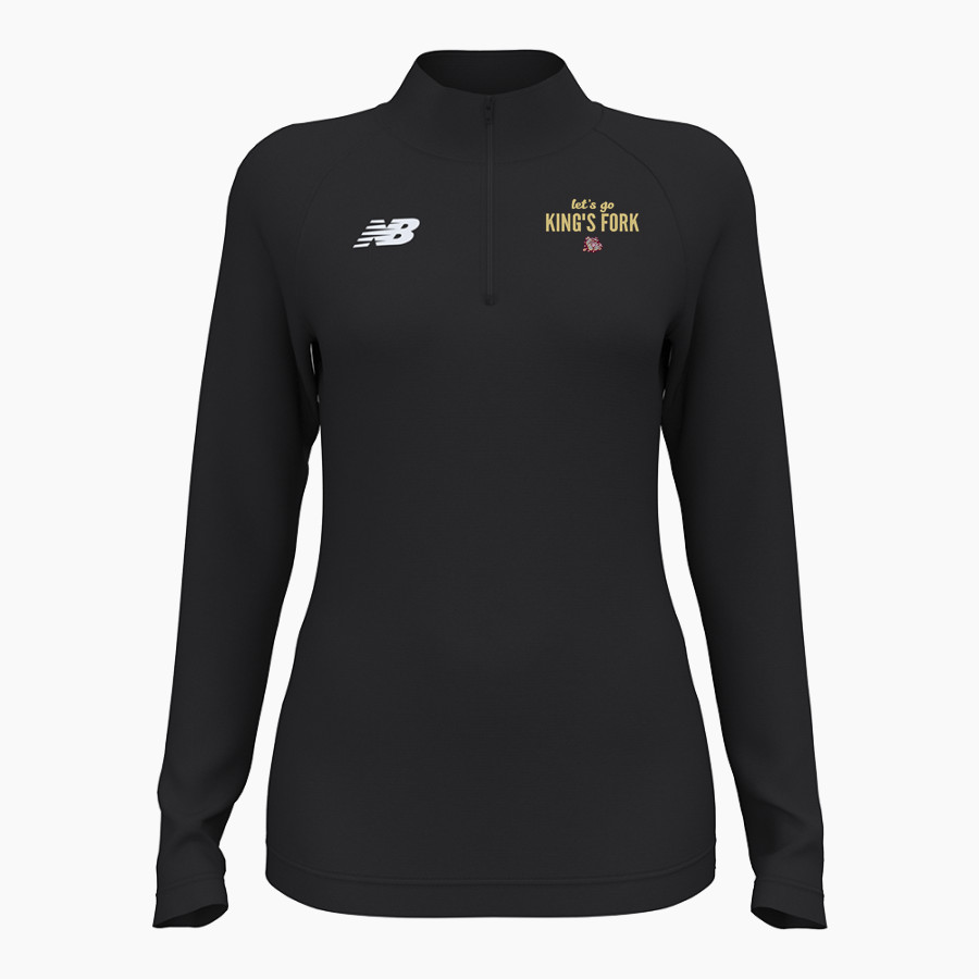 KING'S FORK HIGH SCHOOL BULLDOGS <span class="pdp-name-mascot">KINGS FORK BULLDOGS</span> New Balance Women's Athletics Half Zip 2.0