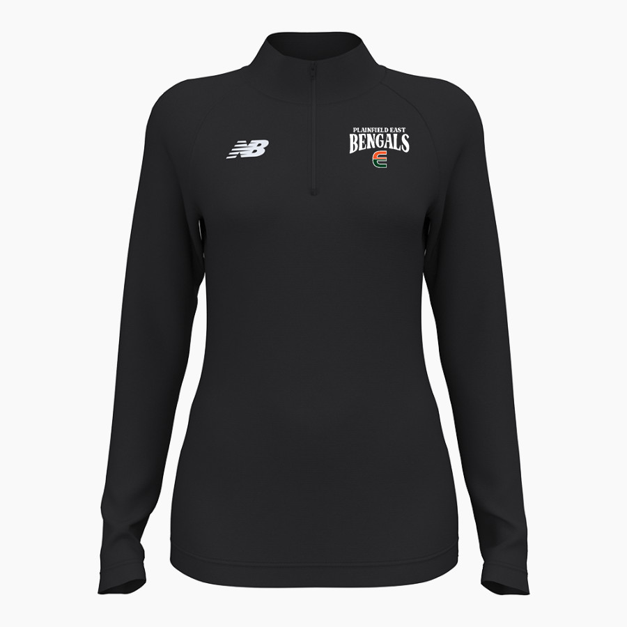 Plainfield East Bengals New Balance Women's Athletics Half Zip 2.0