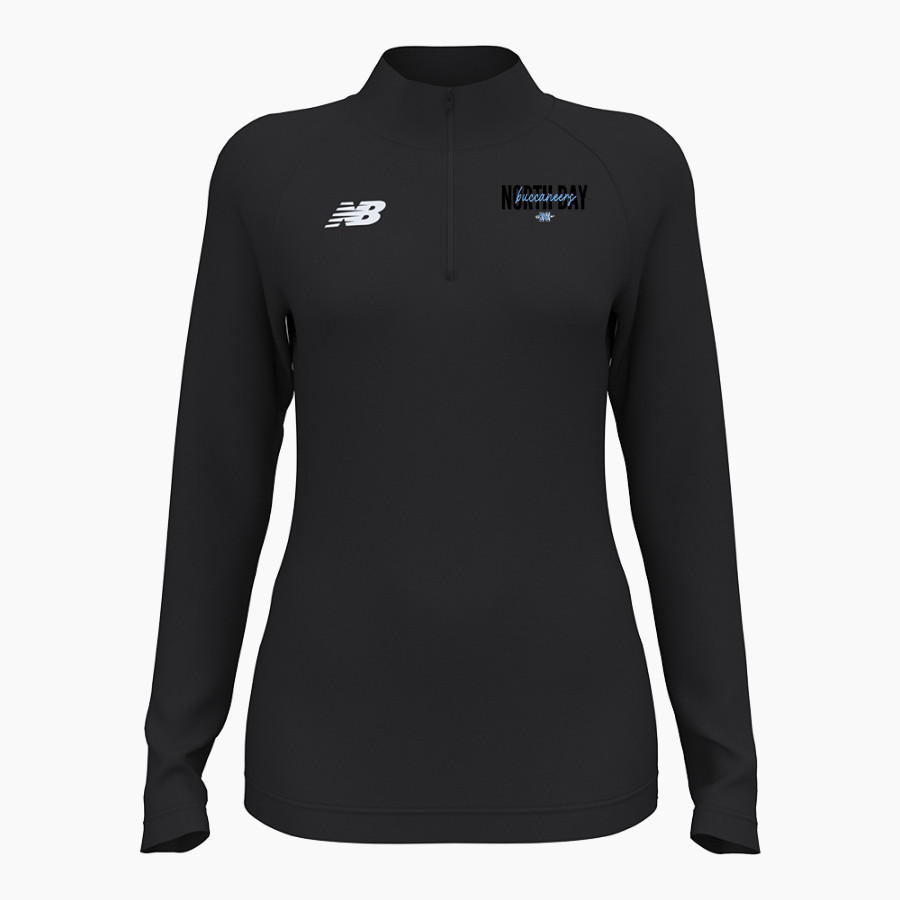 NORTH BAY HAVEN Buccaneers <span class="pdp-name-mascot">North Bay Buccaneers</span> New Balance Women's Athletics Half Zip 2.0