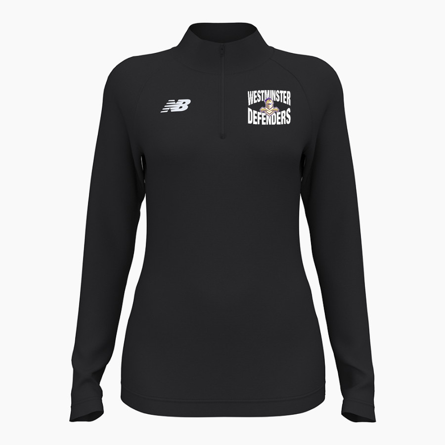 Westminster Defenders <span class="pdp-name-mascot">Westminster Defenders</span> New Balance Women's Athletics Half Zip 2.0