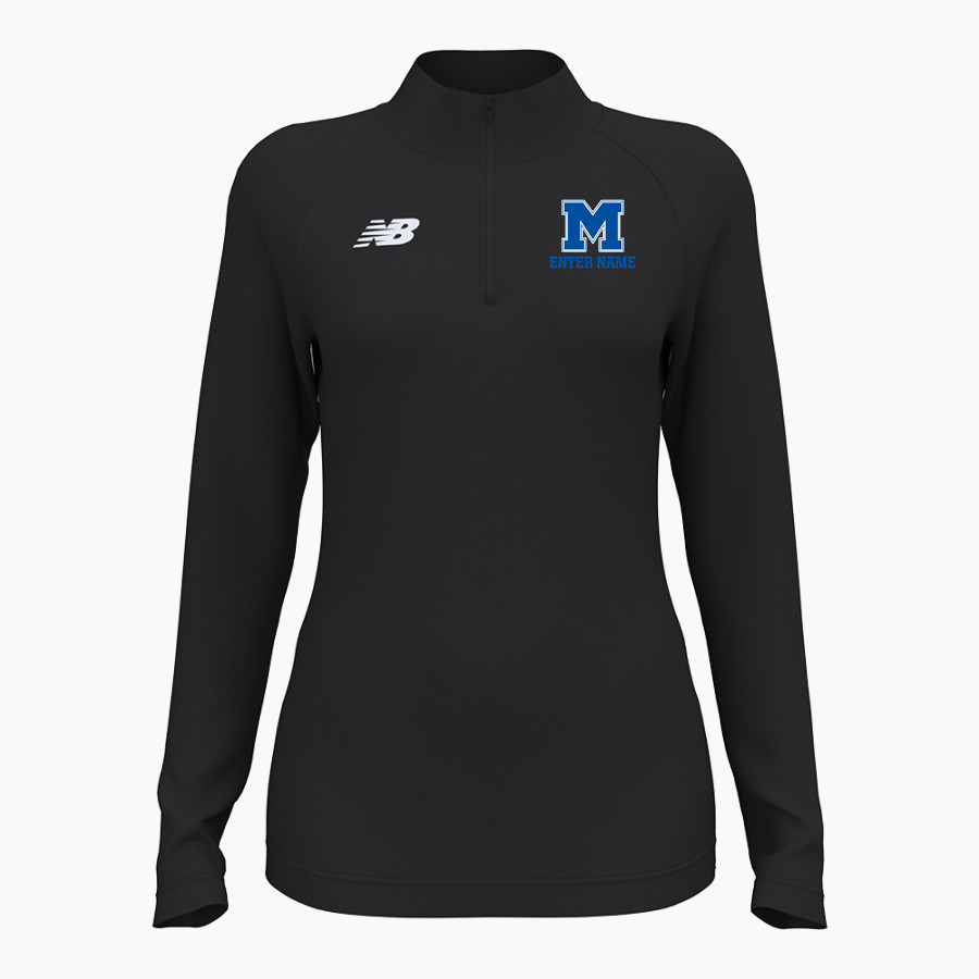 MIDVIEW MIDDIES #wearemidview <span class="pdp-name-mascot">MIDVIEW MIDDIES</span> New Balance Women's Athletics Half Zip 2.0