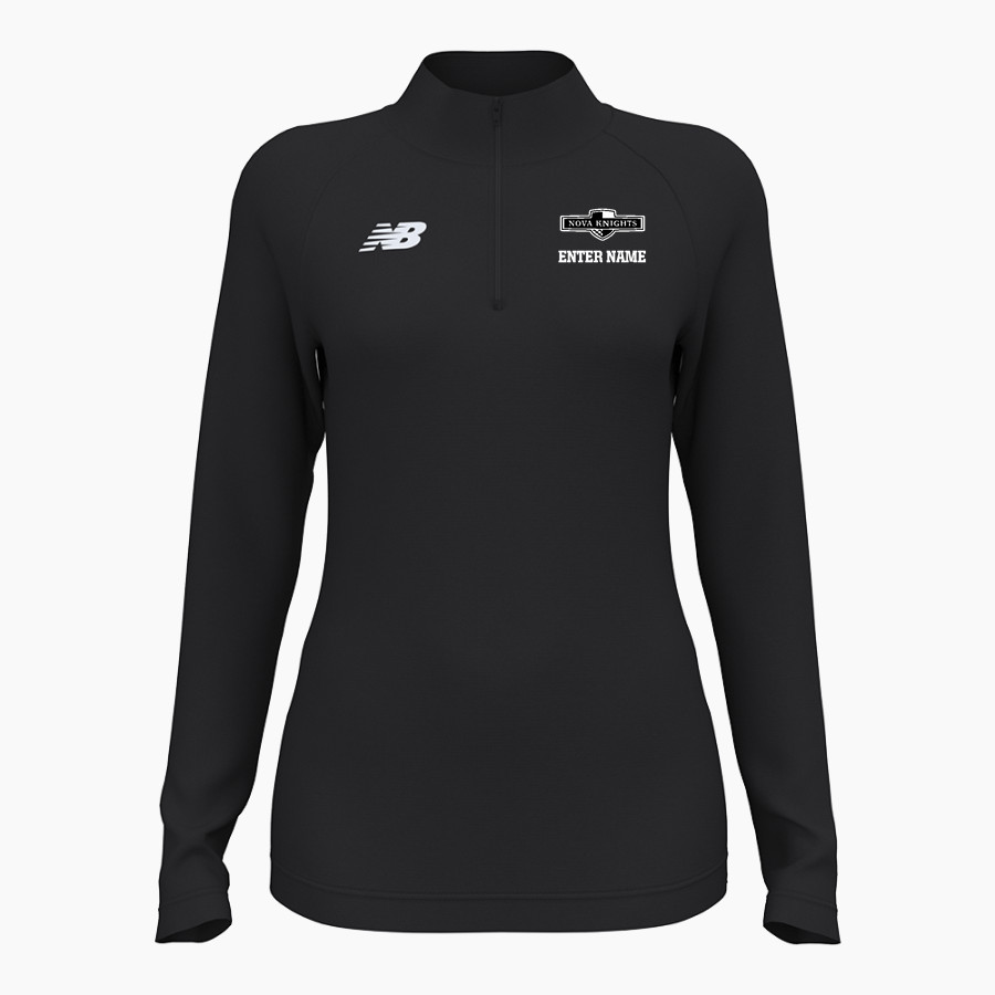 Nova Knights New Balance Women's Athletics Half Zip 2.0