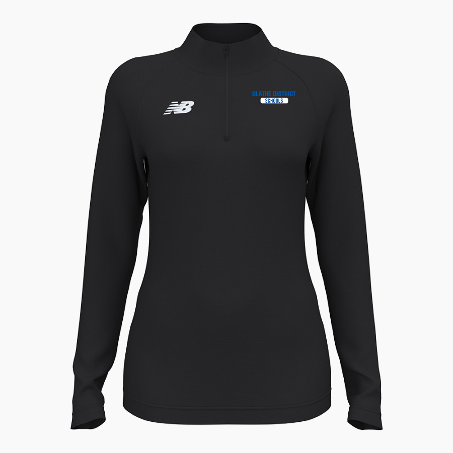 Olathe District Schools School District <span class="pdp-name-mascot">Olathe District S School District</span> New Balance Women's Athletics Half Zip 2.0