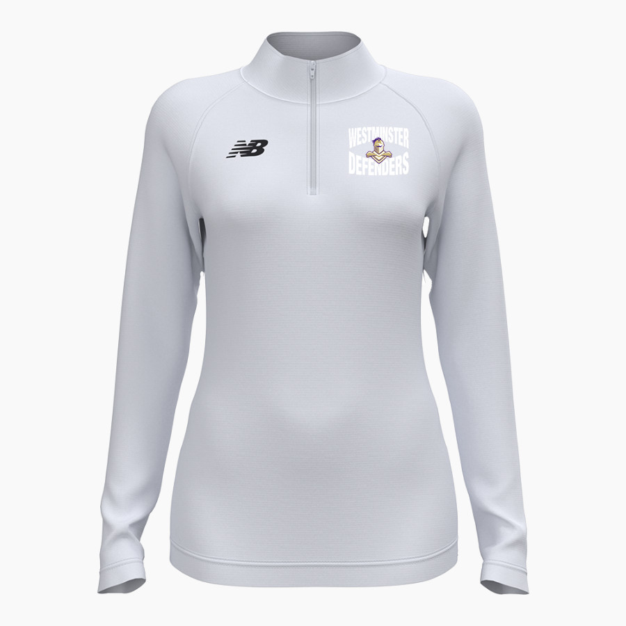 Westminster Defenders <span class="pdp-name-mascot">Westminster Defenders</span> New Balance Women's Athletics Half Zip 2.0