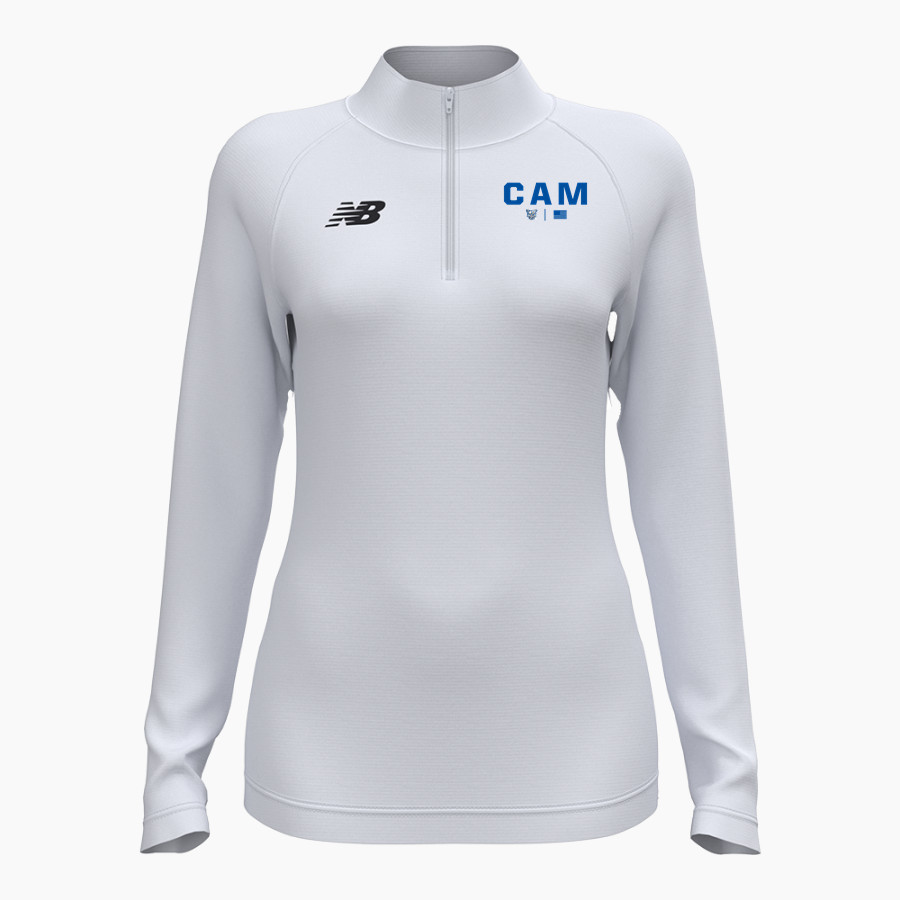 CAM HIGH SCHOOL COUGARS <span class="pdp-name-mascot">CAM COUGARS</span> New Balance Women's Athletics Half Zip 2.0