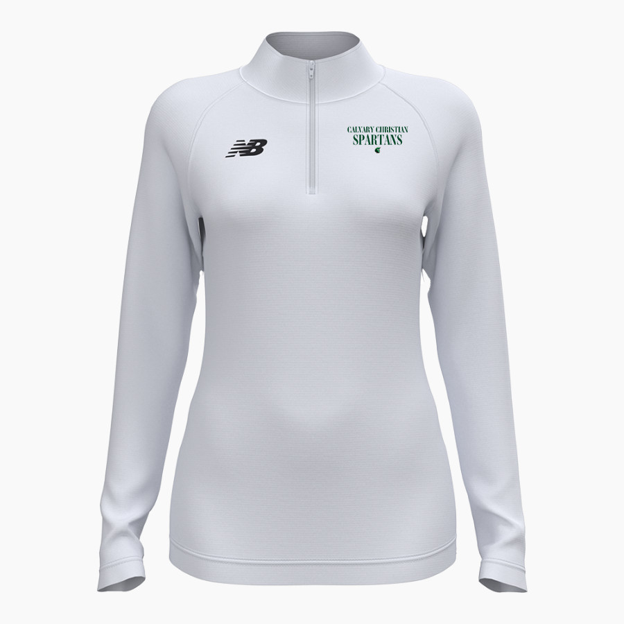 Calvary Christian Spartans <span class="pdp-name-mascot">Calvary Christian Spartans</span> New Balance Women's Athletics Half Zip 2.0