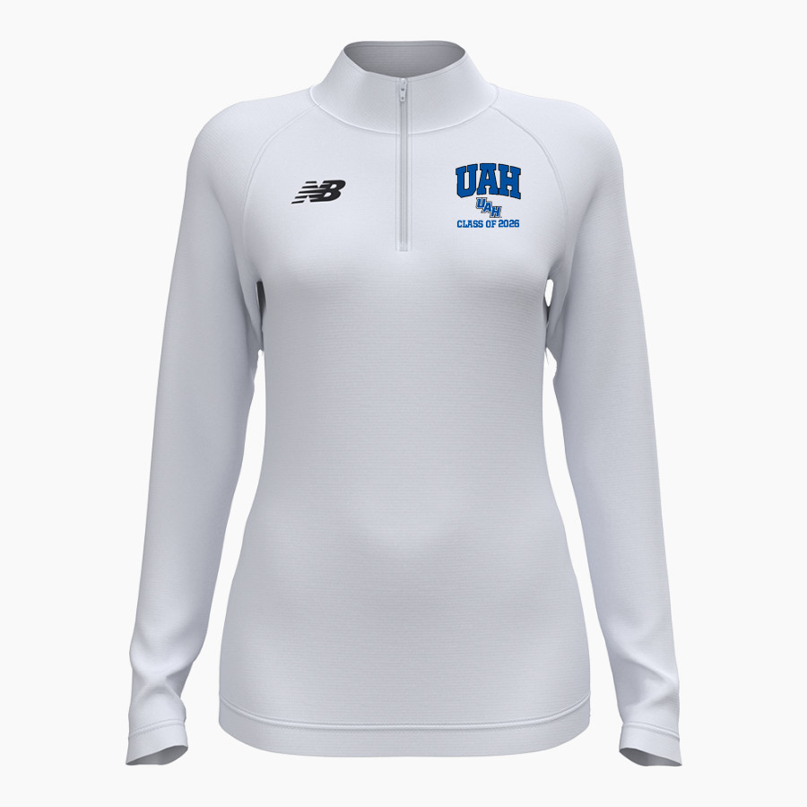 UAH Chargers <span class="pdp-name-mascot">University of Alabama Chargers</span> New Balance Women's Athletics Half Zip 2.0